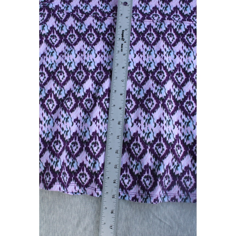 Lot of 2 Tranquility Colorado Clothing Purple Blue Floral Skort Sz Large Active - Picture 4 of 9